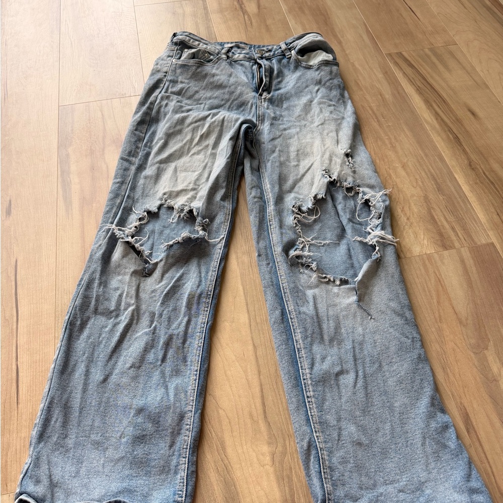 Almost Famous Distressed Blue Women Jeans